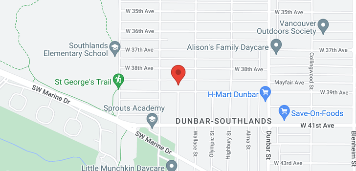 map of 3945 W 39TH AVENUE